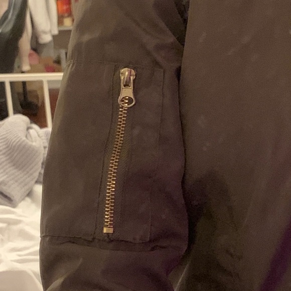 Green Bomber Jacket - Picture 3 of 4